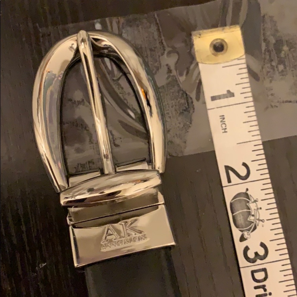 Anne Klein reversible belt. Black/brown - Picture 3 of 4